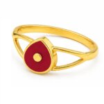 22K Gold Shiv Baba Spiritual Ring | Brahma Kumaris Inspired-BKGR33 - Image 3