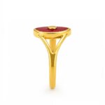 22K Gold Shiv Baba Spiritual Ring | Brahma Kumaris Inspired-BKGR33 - Image 5