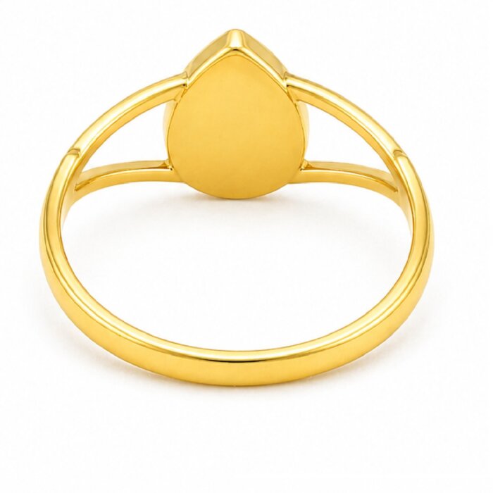 22K Gold Shiv Baba Spiritual Ring | Brahma Kumaris Inspired-BKGR33 - Image 6