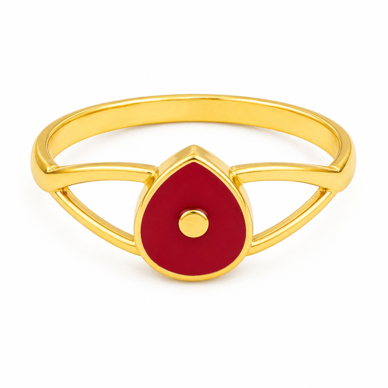 22K Gold Shiv Baba Spiritual Ring | Brahma Kumaris