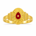 22K Gold Shiv Baba Spiritual Ring – 3.250gm | Brahma Kumaris Inspired-BKGR32