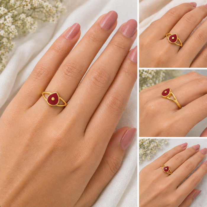 22K Gold Shiv Baba Spiritual Ring | Brahma Kumaris Inspired-BKGR33 - Image 2
