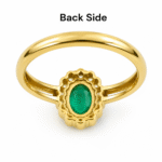 18K Gold Oval Emerald & Diamond Halo Ring- 2.50ct Emerald, 00.2ct Diamonds - Image 3