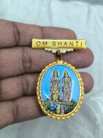 22k Hallmarked Gold Laxmi Narayan Badge – 4.850gm | Om Shanti Spiritual Jewellery by Sai Jewellers - BKGB36 - Image 3