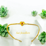 BK Lightweight 22K Gold Chain Bracelet with Sparkling Rays | 2.800gm -SSJGB08 - Image 3