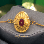 Brahma Kumaris 22K Hallmarked Gold Bracelet Rakhi | 2.150gm | Adjustable Length | Free Shipping in India-SSJGB09 - Image 3