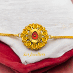 Brahma Kumaris 22K Hallmarked Gold Rakhi Bracelet | 3.520gm | Adjustable 16-18cm | Free Shipping in India-SSJGB10 - Image 3
