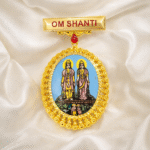 22k Gold Brahma Kumaris Om Shanti Badge