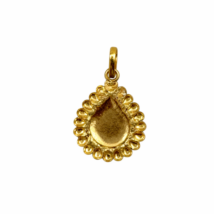 22K Gold Brahma Kumaris Light Weight Pendant | 0.850gm Spiritual Jewellery - Image 3