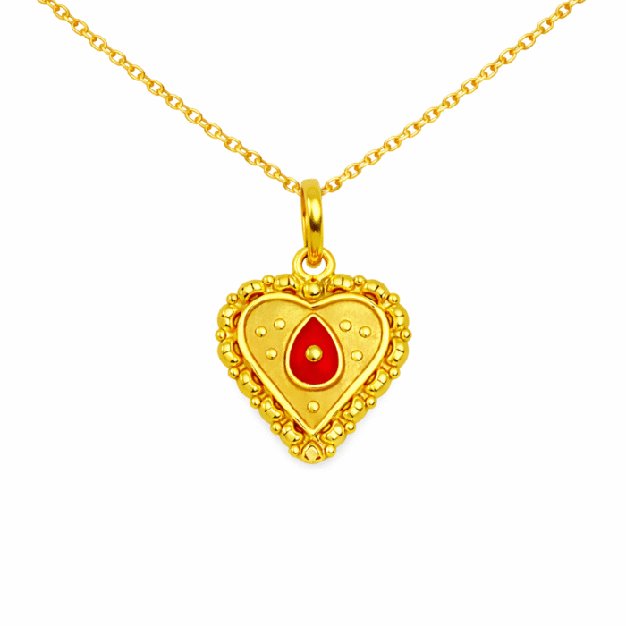 22K Gold Brahma Kumaris Light Weight Pendant | 0.750gm Spiritual Jewellery
