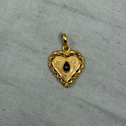 bk gold pendant