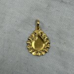 22K Gold Brahma Kumaris Light Weight Pendant | 0.850gm Spiritual Jewellery - Image 2