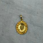 22K Gold Brahma Kumaris Light Weight Pendant | 0.850gm Spiritual Jewellery - Image 2