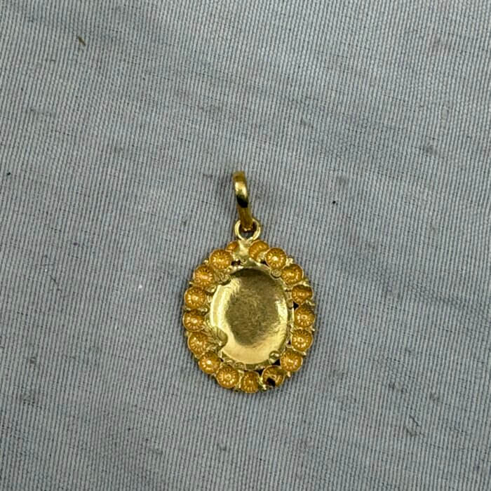 22K Gold Brahma Kumaris Light Weight Pendant | 0.850gm Spiritual Jewellery - Image 2