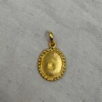 22K Gold Brahma Kumaris Light Weight Pendant | 0.850gm Spiritual Jewellery - Image 2