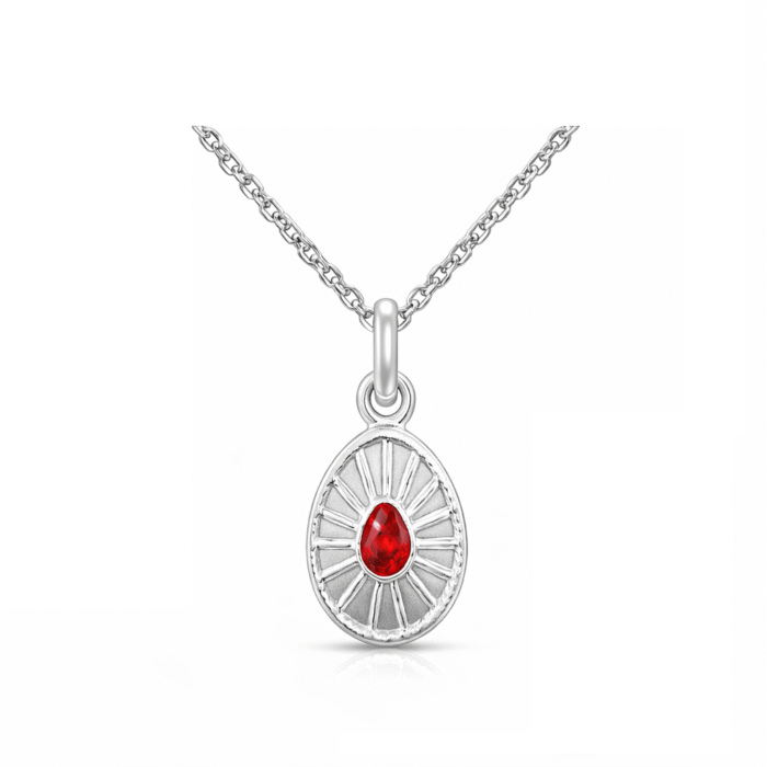 925 Silver Brahma Kumaris Pendant – Spiritual Om Shanti Jewelry