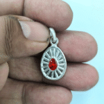 B.K Brahma Kumaris Pendant in Silver-BKSP07 - Image 2