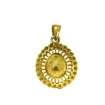 B.K Brahma Kumaris Gold Plated Pendant in 925 Silver-BKSP05 - Image 3