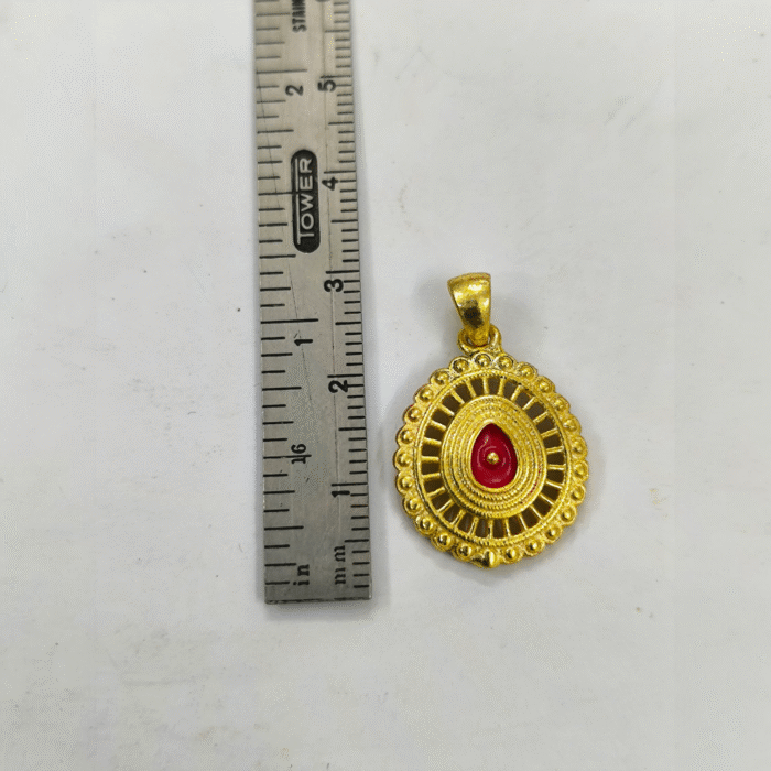 B.K Brahma Kumaris Gold Plated Pendant in 925 Silver-BKSP05 - Image 4