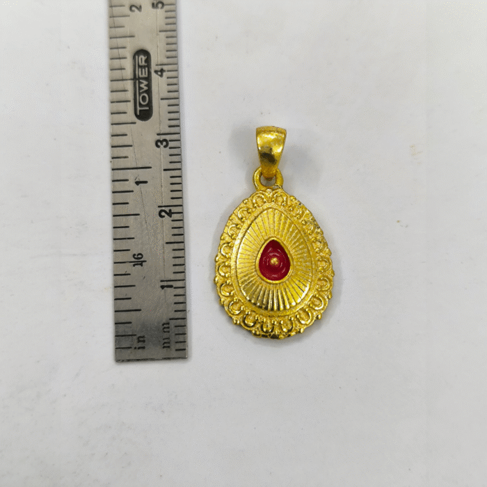 B.K Brahma Kumaris Gold Plated Pendant in 925 Silver-BKSP04 - Image 4