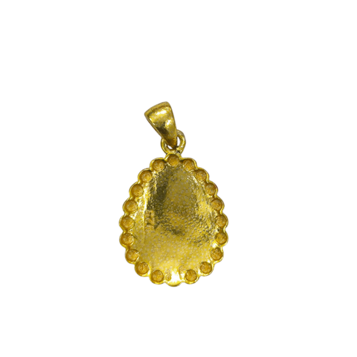 B.K Brahma Kumaris Gold Plated Pendant in 925 Silver-BKSP06 - Image 3