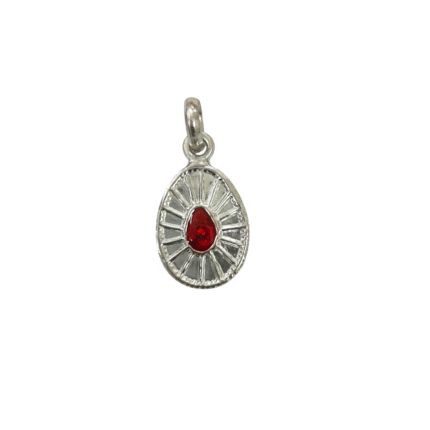 B.K Brahma Kumaris Pendant in Silver-BKSP07