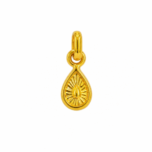 Brahma Kumaris Gold Plated Pendant in 925 Silver – Om Shanti Spiritual Jewelry | Sai Jewellers-BKSP08 - Image 2
