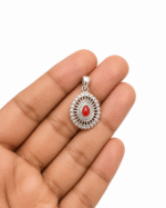 925 Silver Brahma Kumaris Pendant – Spiritual Om Shanti Jewelry - Image 3