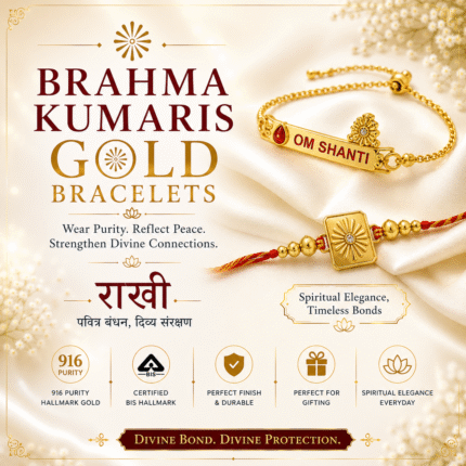 Brahma Kumaris Gold Bracelets / Rakhi
