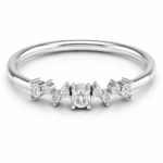 Dazzling Nine Stone Diamond Ring - Image 4
