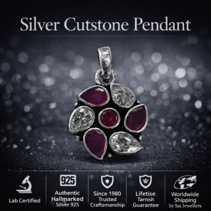 Silver Cutstone Pendants