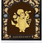 24K Gold Shrinathji Photo Frame – Divine Gift Under ₹2000 | Sai Jewellers