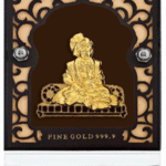 24K Gold Swaminarayan ji Photo Frame – Divine Gift Under ₹2000 | Sai Jewellers