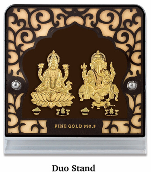 Screenshot 2026-05-23 123123 24K Gold Laxmi Ganesh Duo Stand Photo Frame