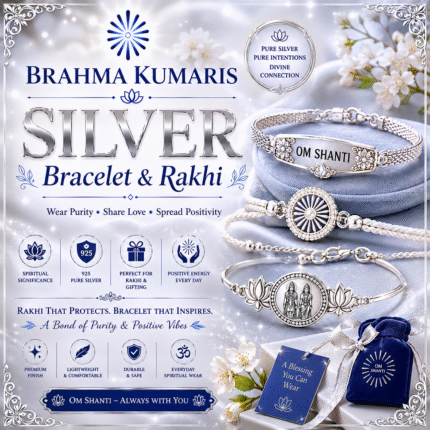 Brahma Kumaris Silver Rakhi / Bracelets