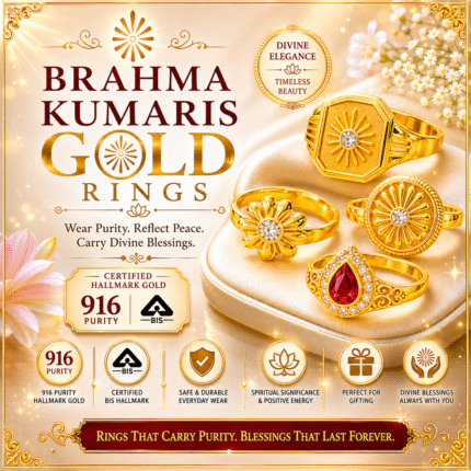 Brahma Kumaris Gold Rings