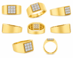 Men's Diamond Ring-RMDG6 - Image 2