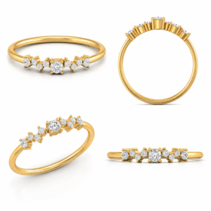 Dazzling Nine Stone Diamond Ring - Image 3