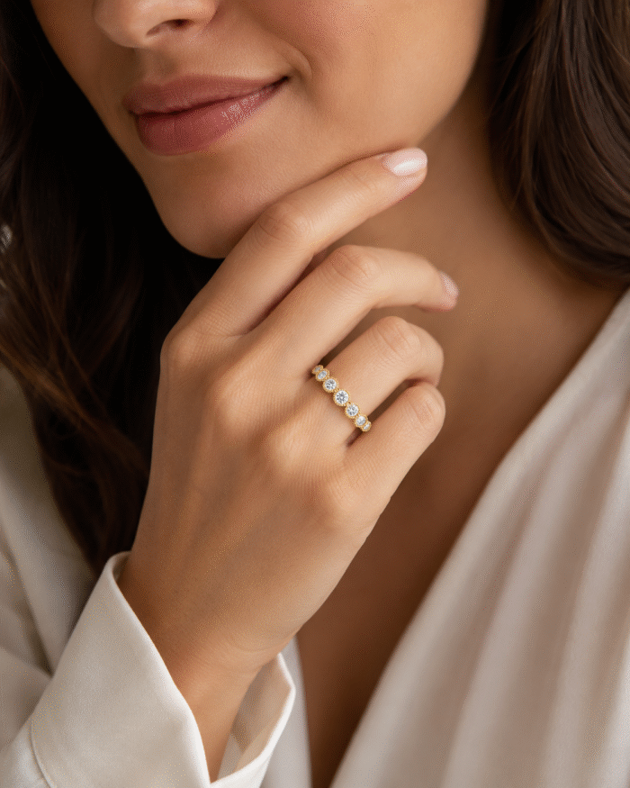 Cover Elven Diamond Engagement Ring - S18 - Image 2