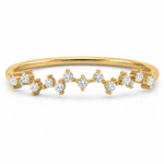 Fancy Seventeen Stone Diamond Ring-S5 - Image 4