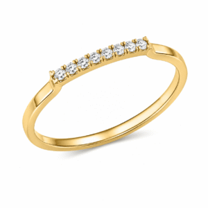 nine-line Diamond Engagement Ring - S29