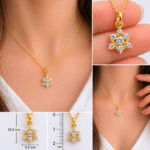 18K Gold Star Pendant IGI Certified Diamond 0.17 ct (H‑I Color, SI Clarity) | Sai Jewellers - Image 5