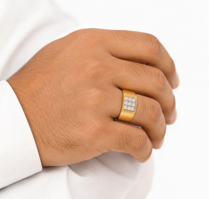 Men's Diamond Ring-RMDG6 - Image 3
