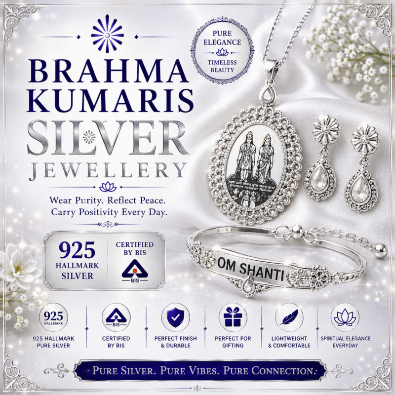 Brahma Kumaris Silver Jewelry